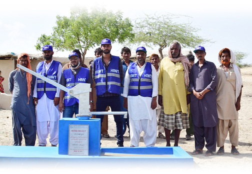 Village well completed